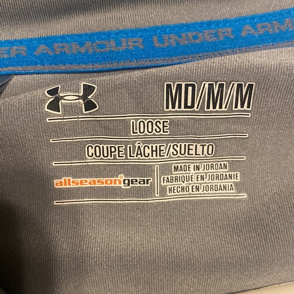 Under Armour allseasongear lightweight 1/4 zip jacket. Size medium gray - Picture 3 of 5